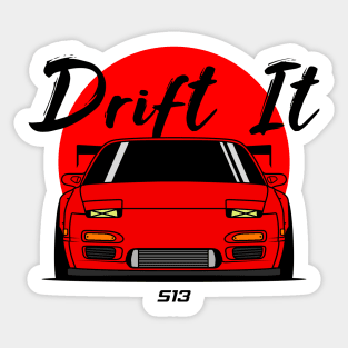 Red S13 Front Sticker